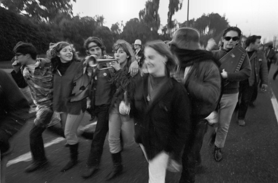 "Death and Rebirth of the Haight (aka Death of Money) Parade," December 17, 1966. See Trip Without A Ticket for a description of the Digger notion of street event.
