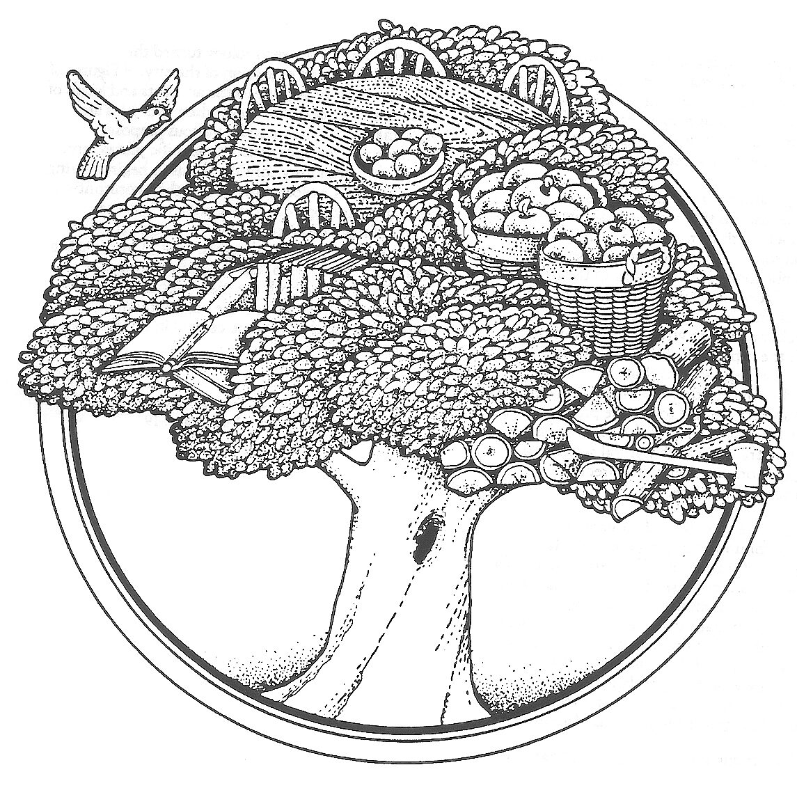 Apple Tree Circle by Gary Allen